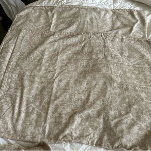 Ballard Designs Suri Printed Velvet ONE standard sham- Flax